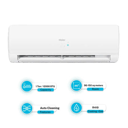 Haier HSU-12 HFC 1 Ton  DC Inverter AC - UPS Enabled - 46◦C Full BTU - Self Cleaning