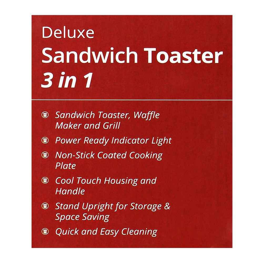 WestPoint Sandwich Toaster 3 in 1 WF-6293