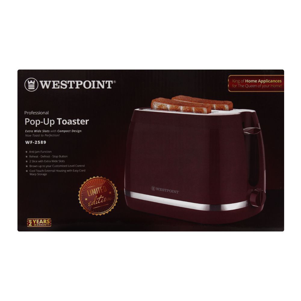 WestPoint Pop-Up Toaster WF-2589 | 2 Slicer