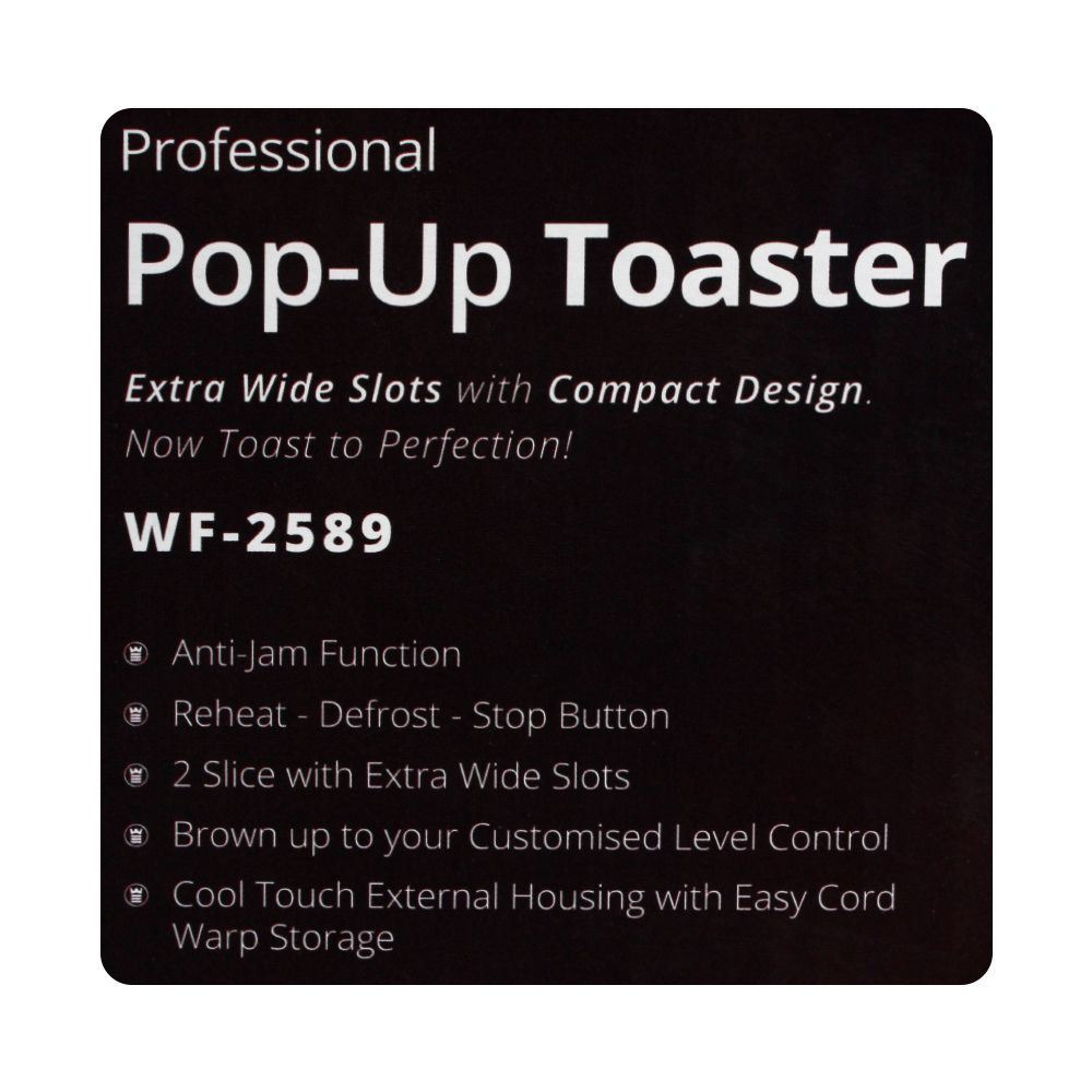 WestPoint Pop-Up Toaster WF-2589 | 2 Slicer