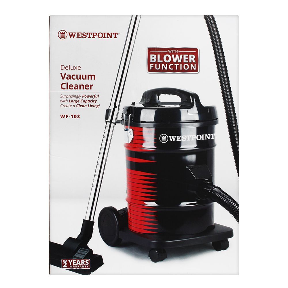 WestPoint Deluxe Vacuum Cleaner 21L |  1500W | WF-103