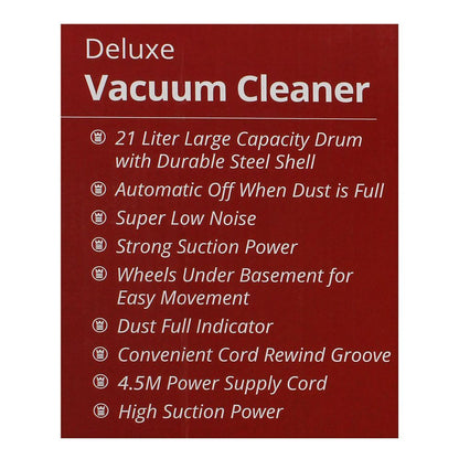 WestPoint Deluxe Vacuum Cleaner 21L |  1500W | WF-103