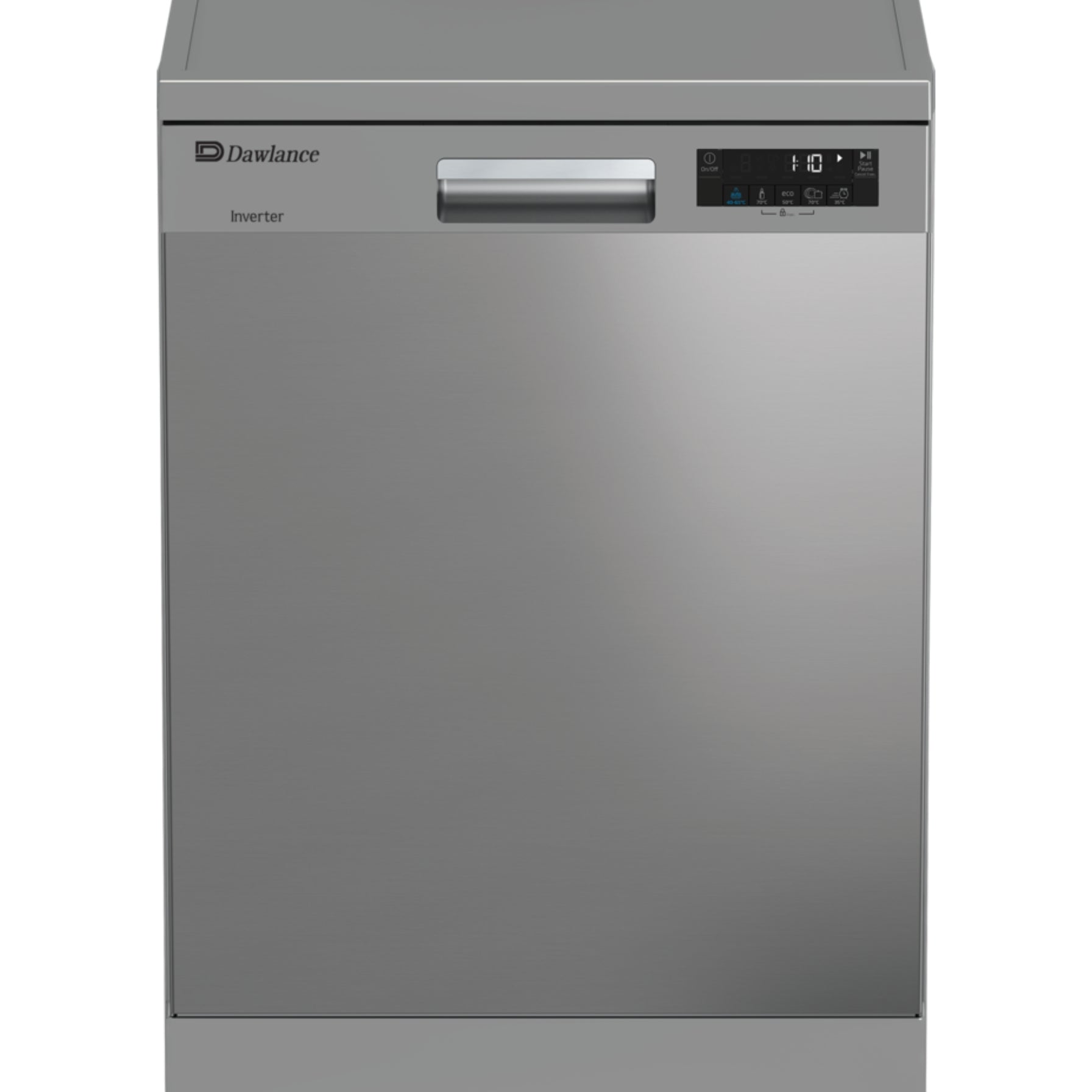 Dawlance 1451 Silver Inverter Auto Dishwasher - Modern Silver Design with Advanced Inverter Technology

