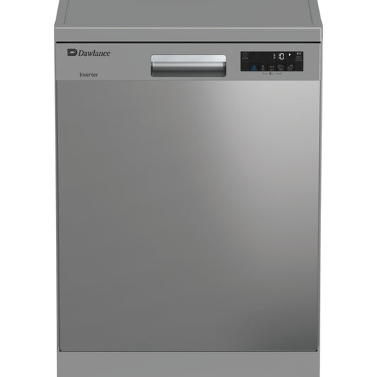 Dawlance 1451 Silver Inverter Auto Dishwasher - Modern Silver Design with Advanced Inverter Technology

