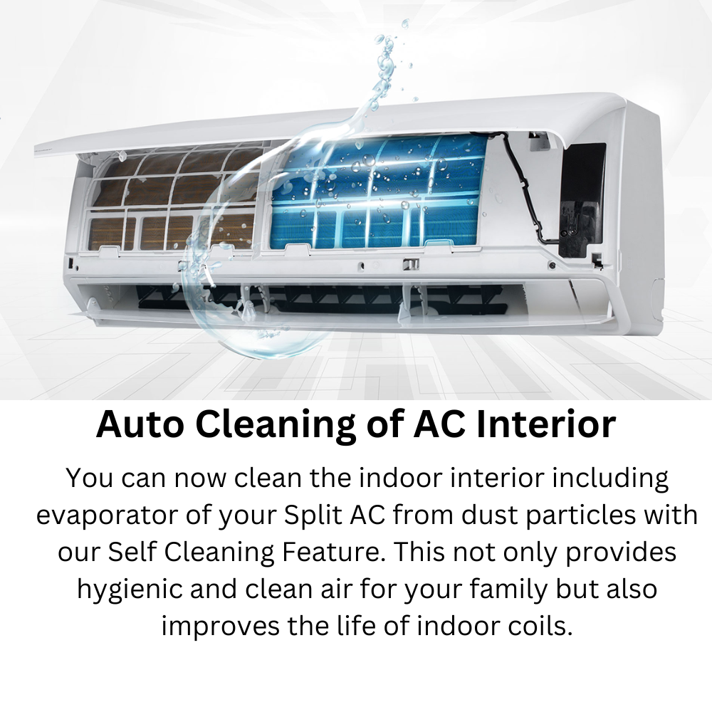 Dawlance 1 Ton Atmos Cool Inverter Split AC - Auto Cleaning mood -Heat & Cool - 10 years warranty