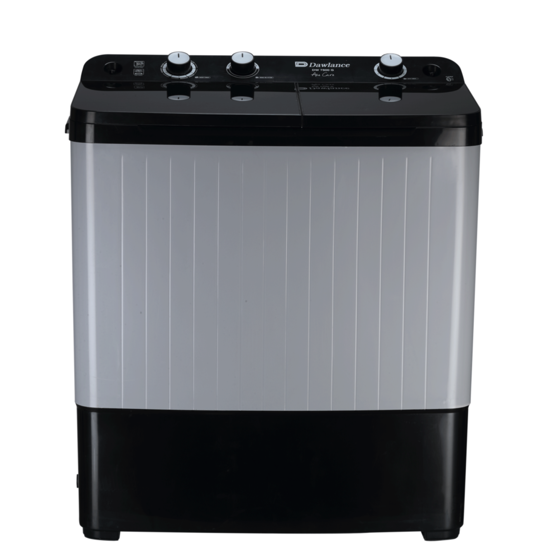 Dawlance 7500 Glass Lid Twin Tub Semi-Automatic Washing Machine 10 Kg