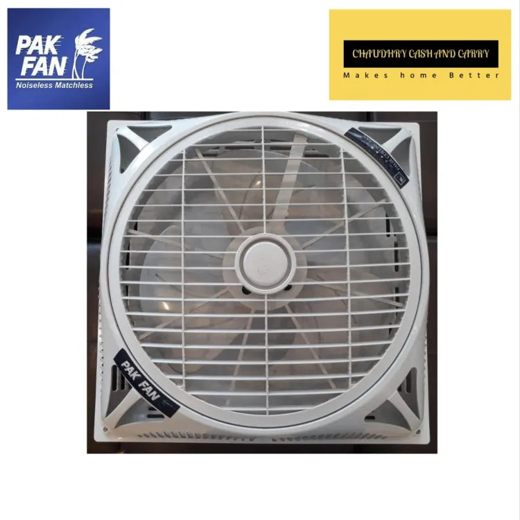 Pak Fan 2' x 2' Blade Size 18 Inch Concealed Ceiling Fan | Remote Control