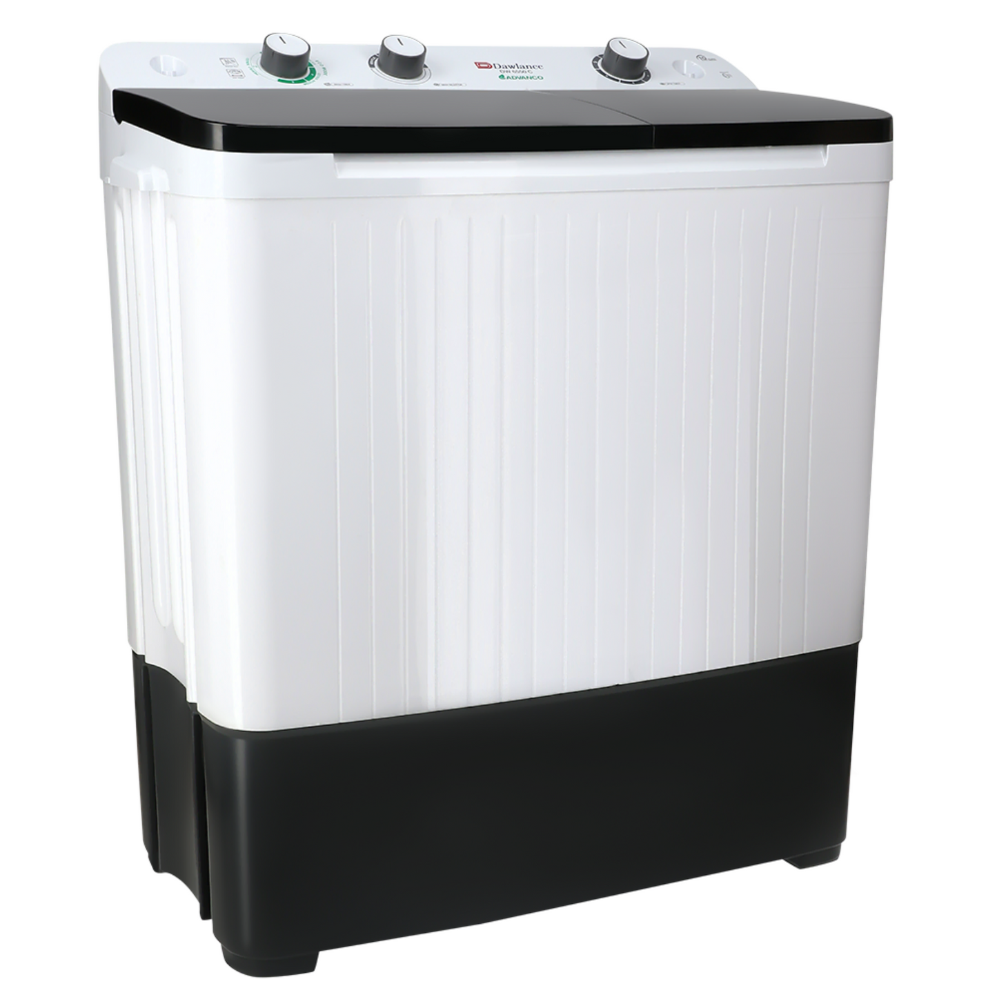 Dawlance 6550 Glass Lid 8 Kg | Twin Tub Semi Automatic Washing Machine | Official Dawlance Partner