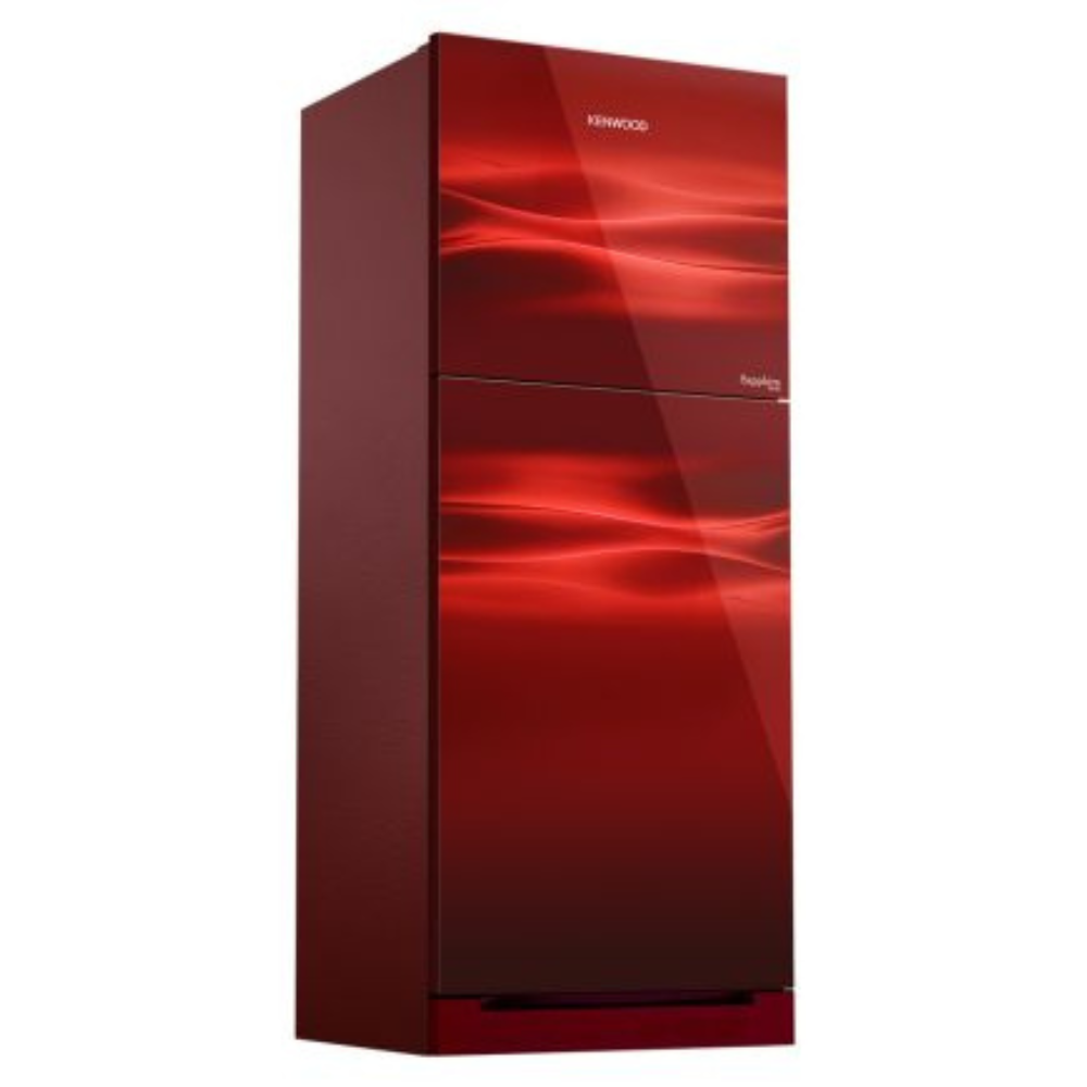 Kenwood KRF 23357 Sapphire Series Refrigerator 11 CFT - Maroon - Glass Door