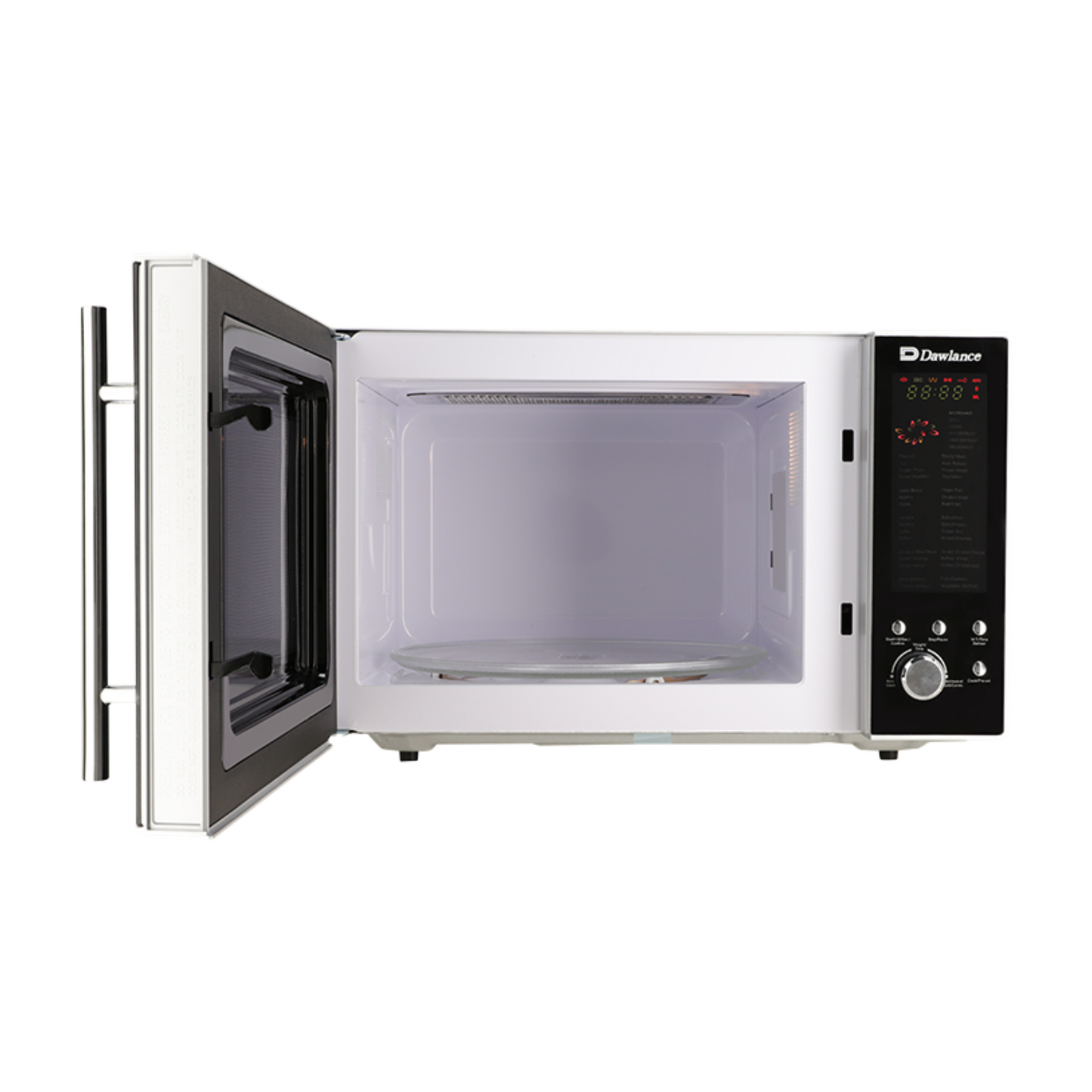 Dawlance 131 HP 30 Liters Grilling Microwave Oven Voltage 220-240 V, Digital Control Panel Rating, Microwave Output 900W, Frequency 50-60 HZ | Great Deals at New Aftab Center