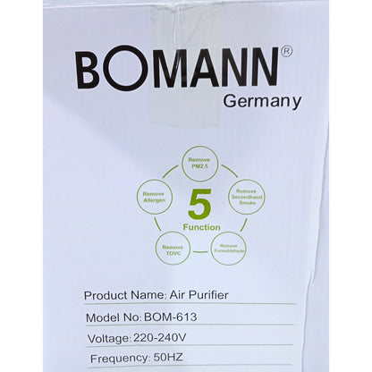 Bomann Air Purifier - Original German - Touch Control - 50W