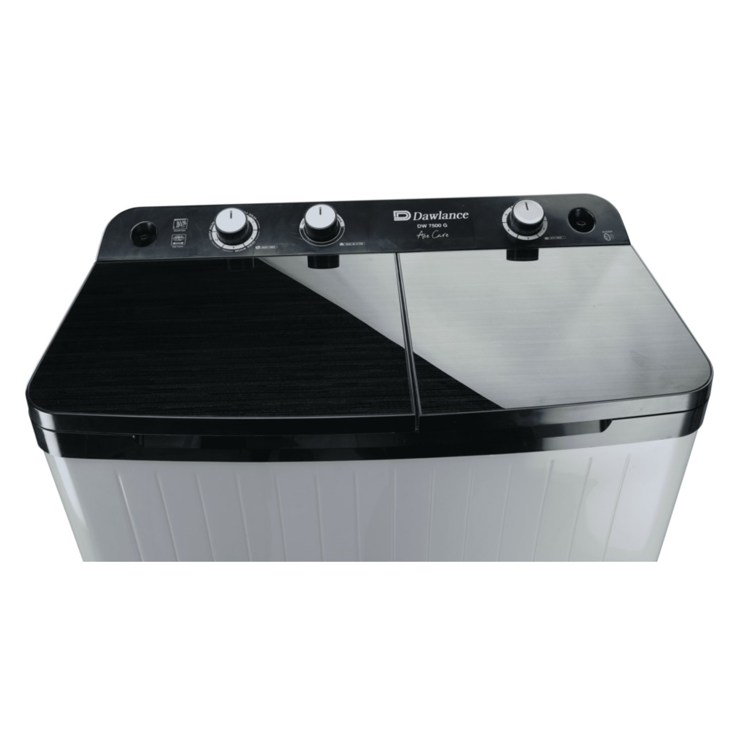 Dawlance 7500 Glass Lid Twin Tub Semi Automatic Washing Machine | 10 Kg | Authorized Dawlance partner