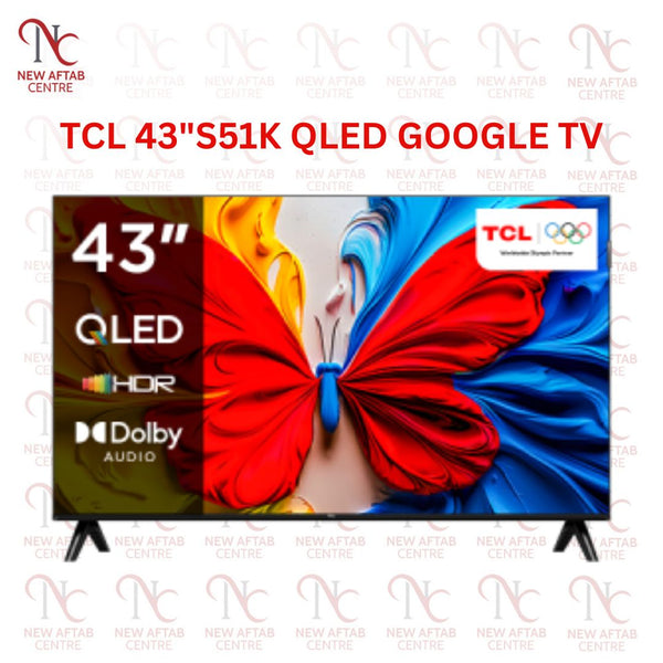 TCL 43 Inch 43S51K QLED Google TV