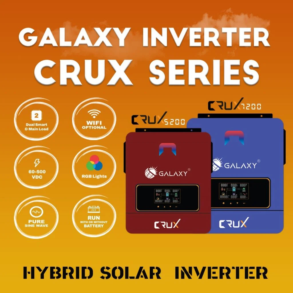 GALAXY inverter Crux 7200 Series | 6.2 KW