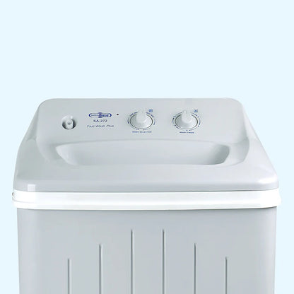 Super Asia SA-272 10Kg Fast Wash Plus Powerful Motor, Shock & Rust Proof, Heavy Gear, Scrub Board