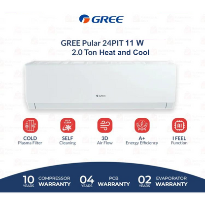 GREE DC INVERTER AC GS-24PITH11W | 2 TON PULAR SERIES