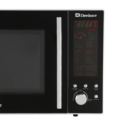 Dawlance 131 HP 30 Liters Grilling Microwave Oven Voltage 220-240 V, Digital Control Panel Rating, Microwave Output 900W, Frequency 50-60 HZ | Great Deals at New Aftab Center