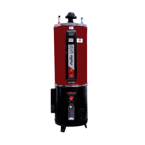 Fischer Hybrid Electric+Gas Geyser 55 Gallon | Heavy Duty 9/10 Inner Tank Gauge