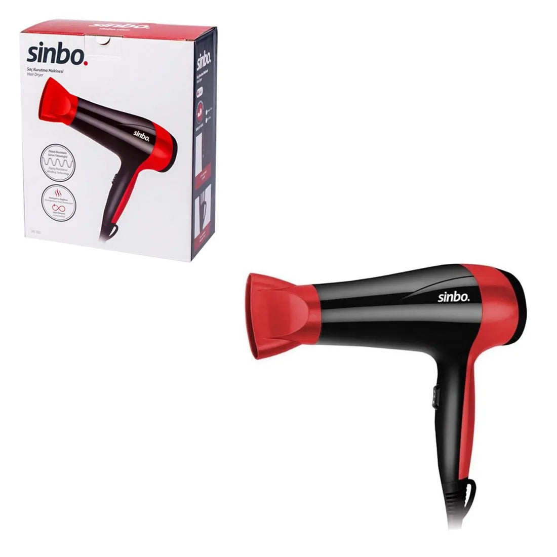 Sinbo SHD-7093 Hair Dryer | Made In Turkey