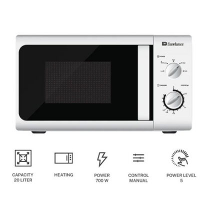 Dawlance 210 S 20-Liters Microwave Oven | available at the best rates with 1 year warranty