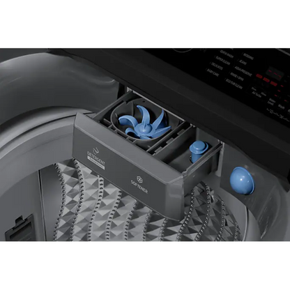 Samsung WA15CK5745BDRT Top Load Washer with Ecobubble™ | 15 Kg | Dark Gray | Available at the Best Rate