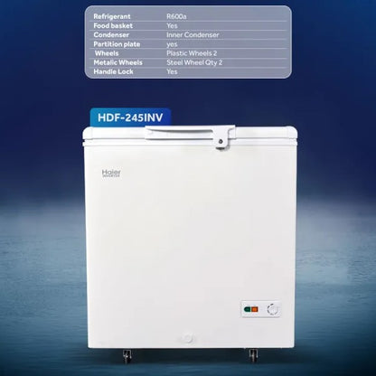 Haier HDF - 245 Inverter Deep Freezer 8CFT - Single Door-Convertible