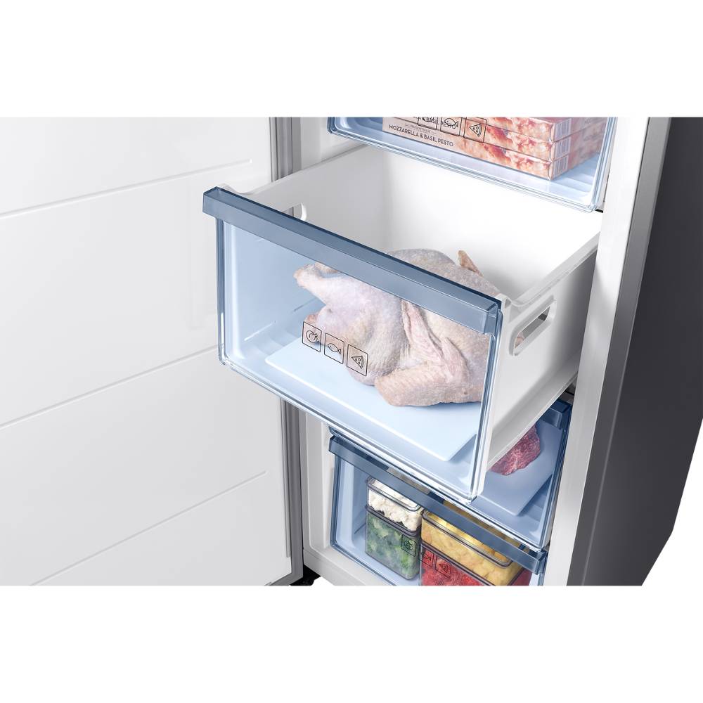 Samsung RZ32M71157F/SS Freezer 315L-Vertical-Single Door-LED LIGHT-Wifi Enabled-No Frost