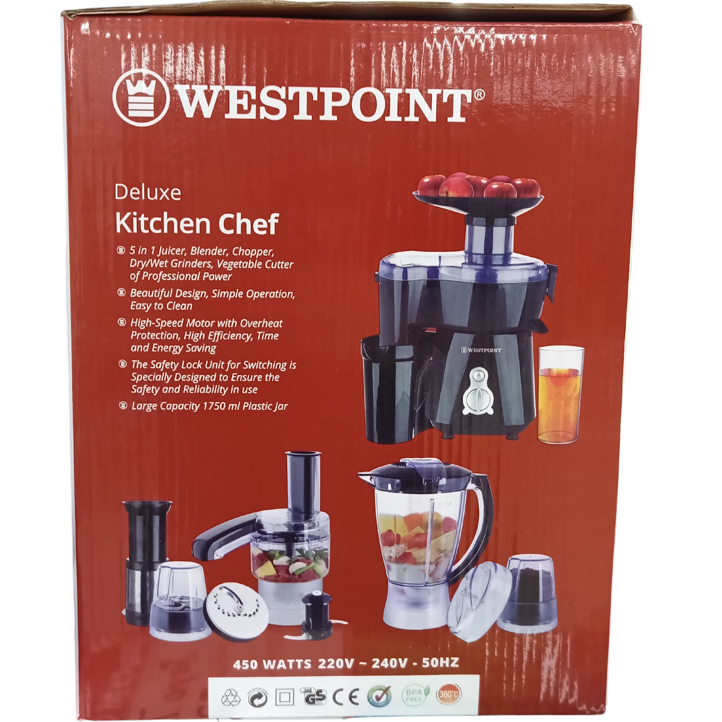 WestPoint Kitchen Chef Jumbo Food Factory WF-3804