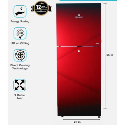 Dawlance 9140 WB Avante 8 Cubic Feet Refrigerator Touch Display, Voltage 230 (V) | Available in Multi colors