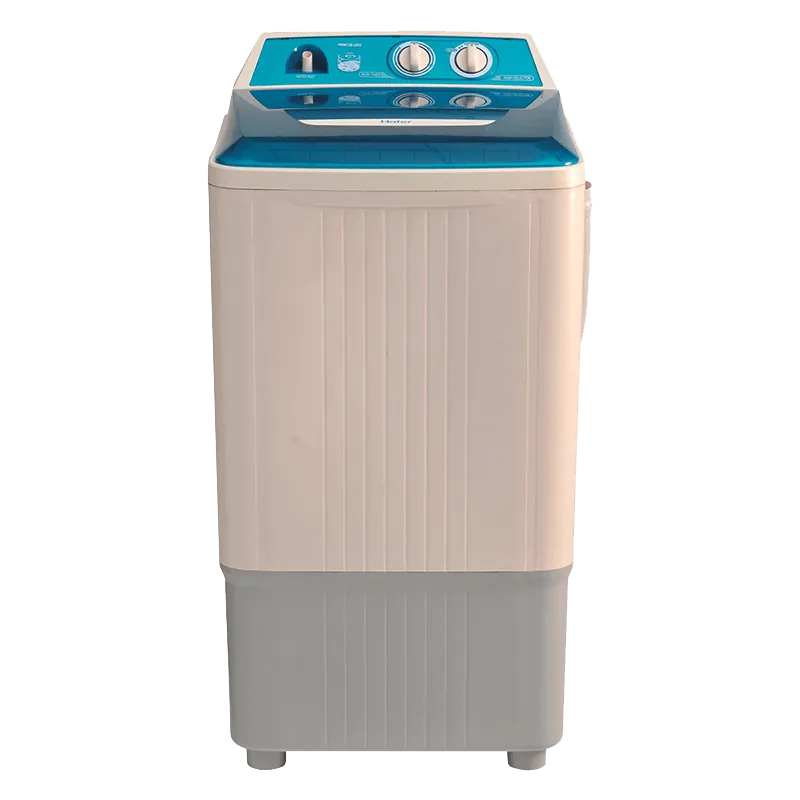 Haier 120-35 Single Tub Washing Machine 12 Kg – Front view with clear, modern design, perfect for large laundry loads.
