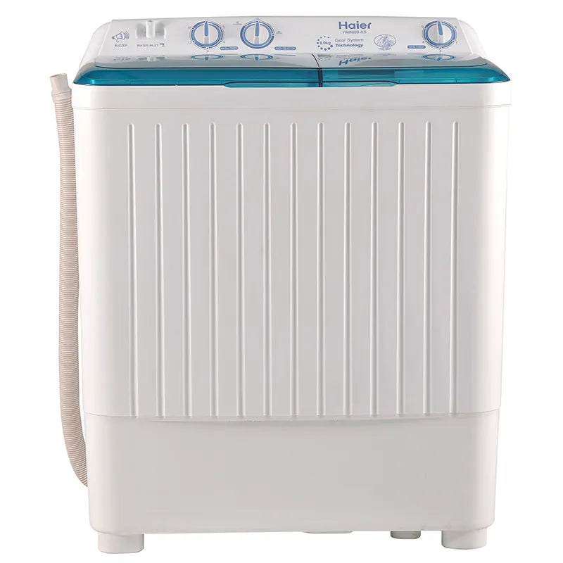 Haier 80-AS Twin Tub Semi Automatic Washing Machine 8kg with 10 Years Warranty






