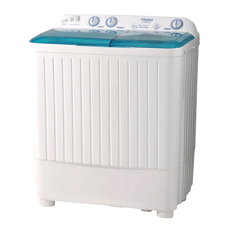 Haier 80-AS Twin Tub | Semi Automatic | 8kg | 10 Years Warranty | Available at the Best Rate