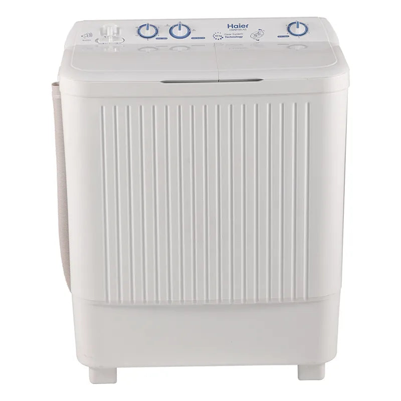 Haier 100-AS Twin Tub Semi Automatic | 10kg | 10 Years Brand Warranty | Official Haier Partner