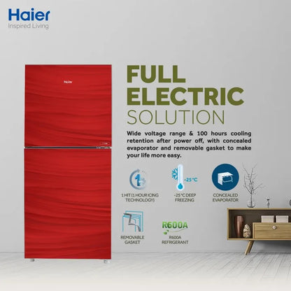 Haier HRF 216 EPR Refrigerator 8 CFT - 5 Way Evaporator - -25°C Deep Freezing - R600A Refrigerant - 10 Years Warranty