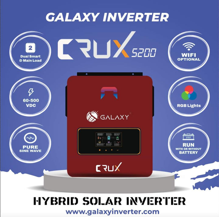 Galaxy Inverter Crux 5200 Series | 4.2 KW – New Aftab Center