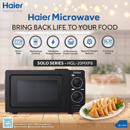 Haier 20MXP8 | SOLO SERIES |  20 Liters |  Microwave Oven