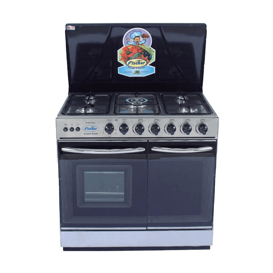 Fischer Cooking Range 5 Burner Plus Pizza Baker