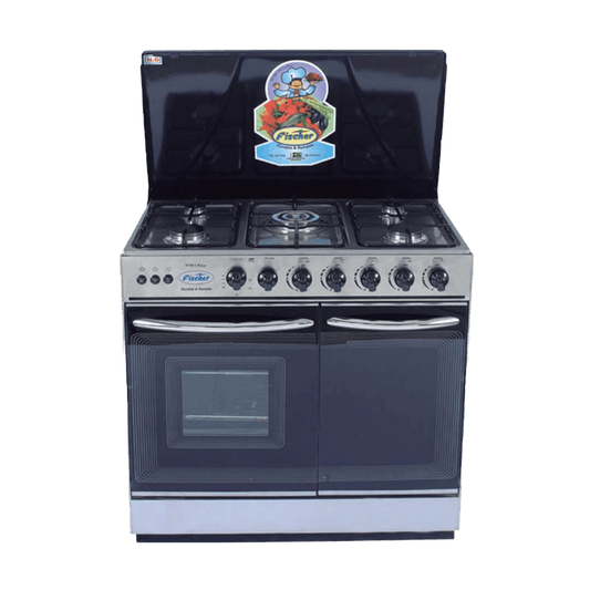 Fischer Cooking Range 5 Burner Plus Pizza Baker