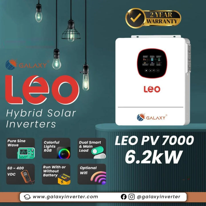 Leo Inverter GALAXY inverter LEO 7000 Series | 6.2 KW – New Aftab Center