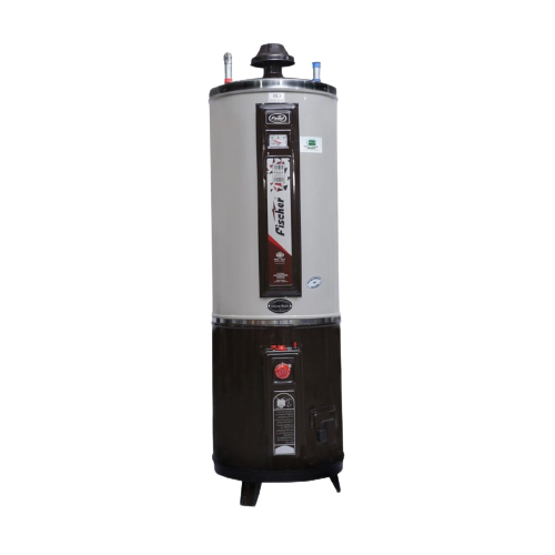 Fischer Gas Geyser 55 Gallon | Deluxe 14/12 Inner Tank Gauge